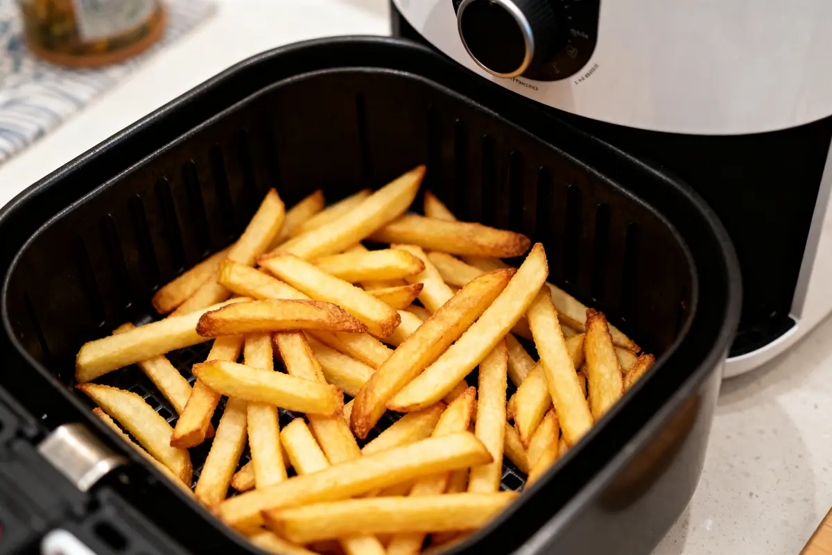 Frites surgelées au air fryer : Comment obtenir une croustillante ?