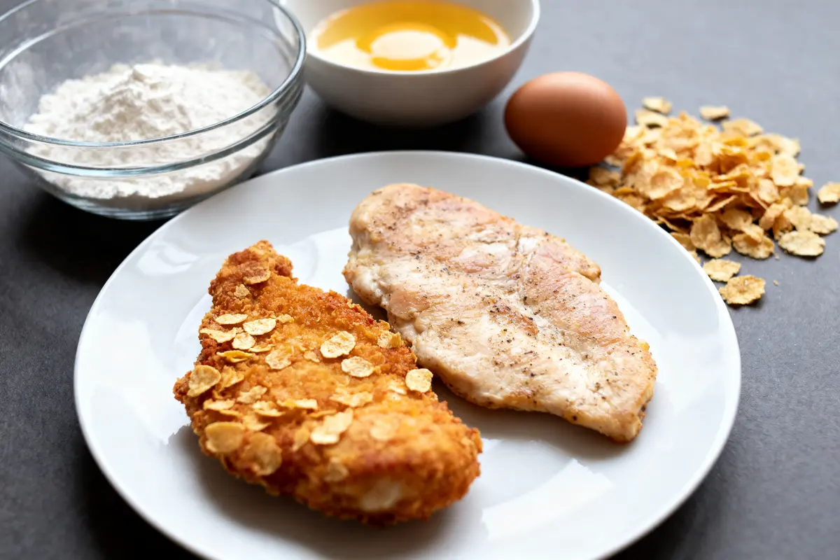 Poulet Pané aux Corn Flakes : Recette Ultra Croustillante!