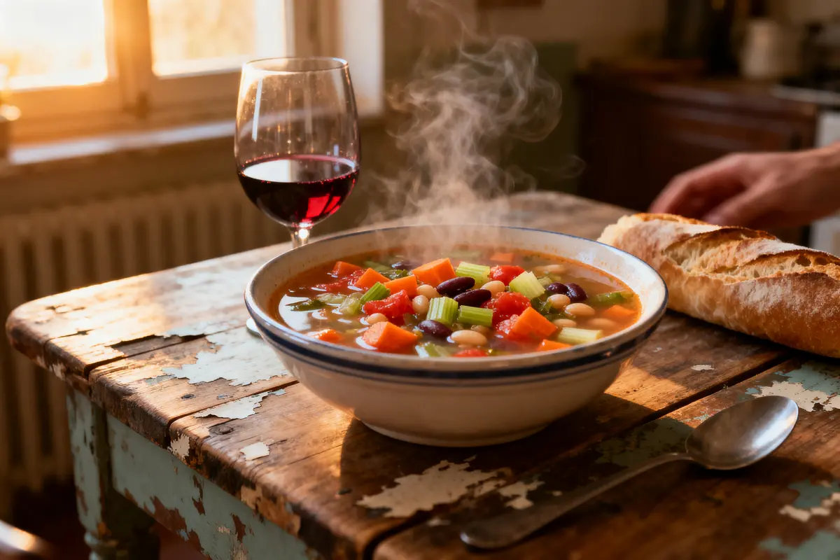 Recette de minestrone : La soupe italienne facile et savoureuse